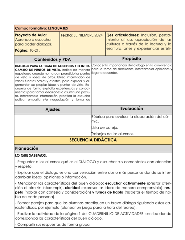 Planeación y Cuadernillo SEPTIEMBRE 4to Grado - Imagen 12