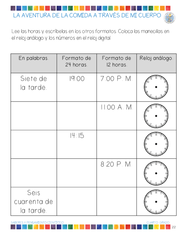 Planeación y Cuadernillo SEPTIEMBRE 4to Grado - Imagen 13