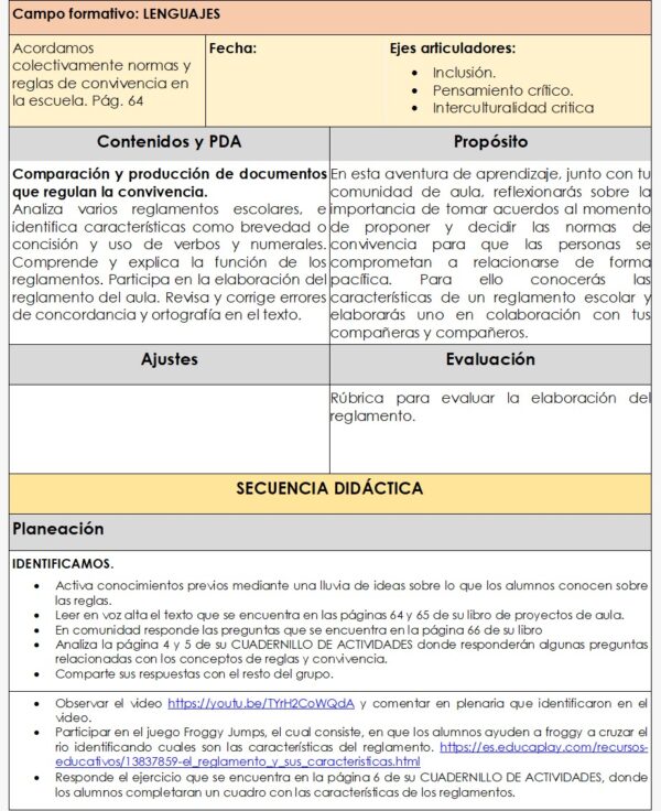 Planeación y Cuadernillo SEPTIEMBRE 5to Grado - Imagen 6