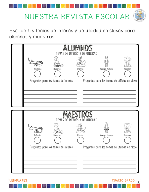 Planeación y Cuadernillo OCTUBRE 4to Grado - Imagen 7